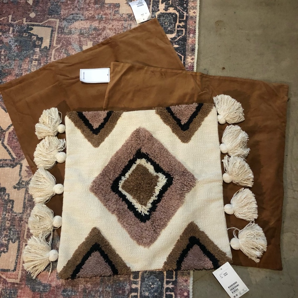 H&M Throw Pillow Covers Lot of 3